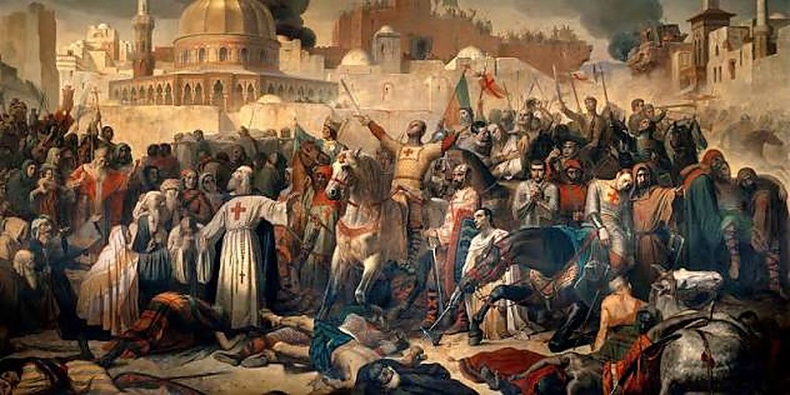 Crusaders before Jerusalem