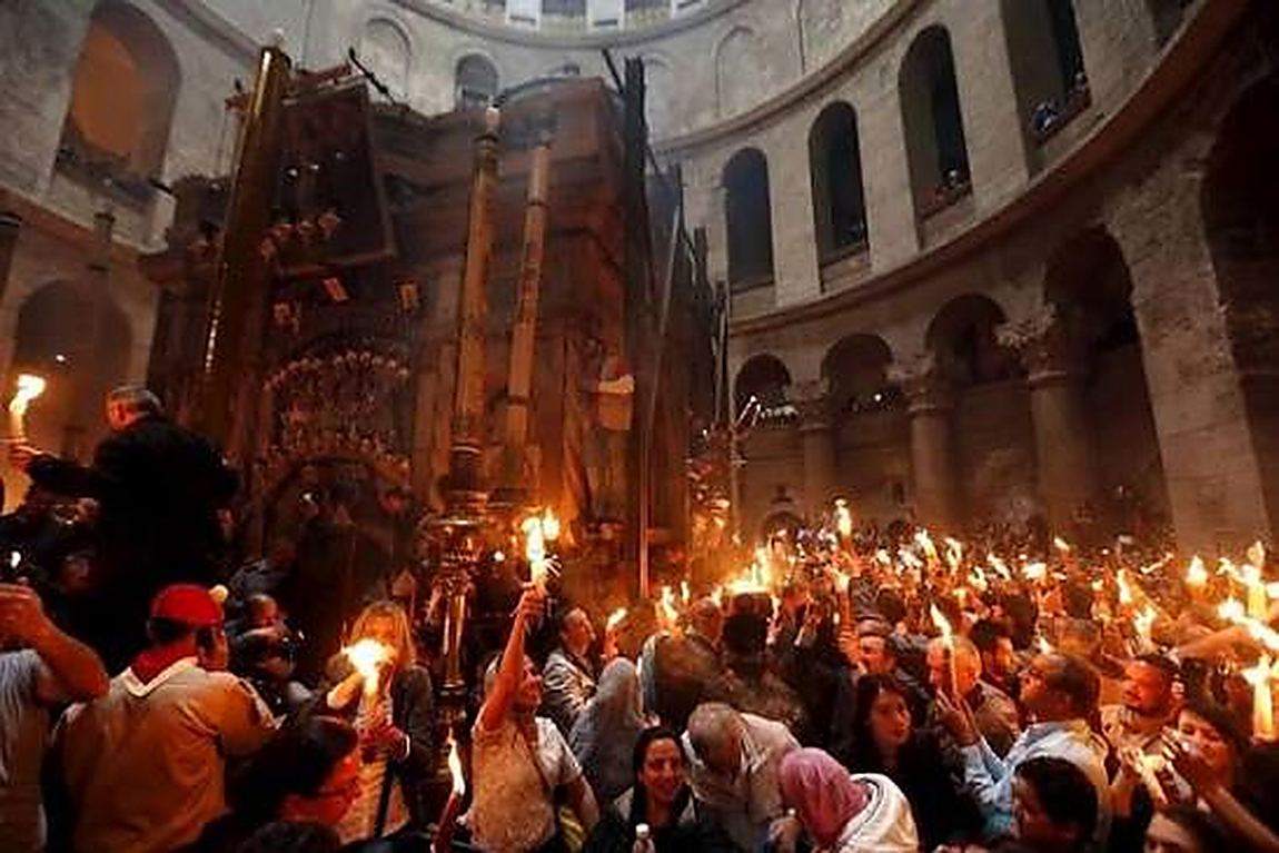 The Holy Fire in Jerusalem