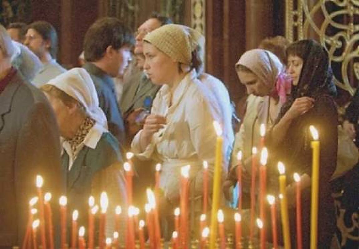 Candles lit by hand, one at a time