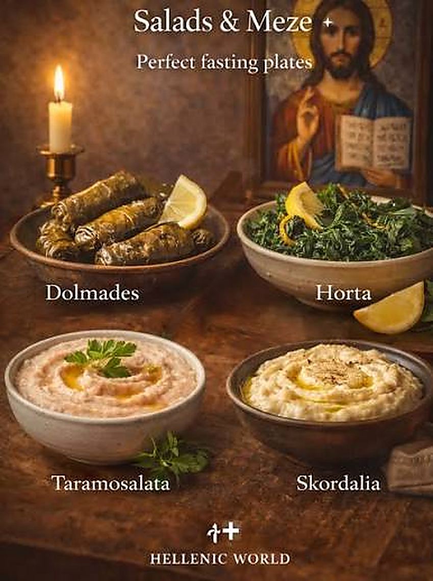 The lenten meze, by name